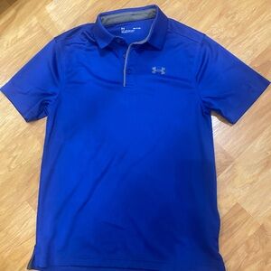 Under Armour Men's Vibrant Royal Blue Tech Polo